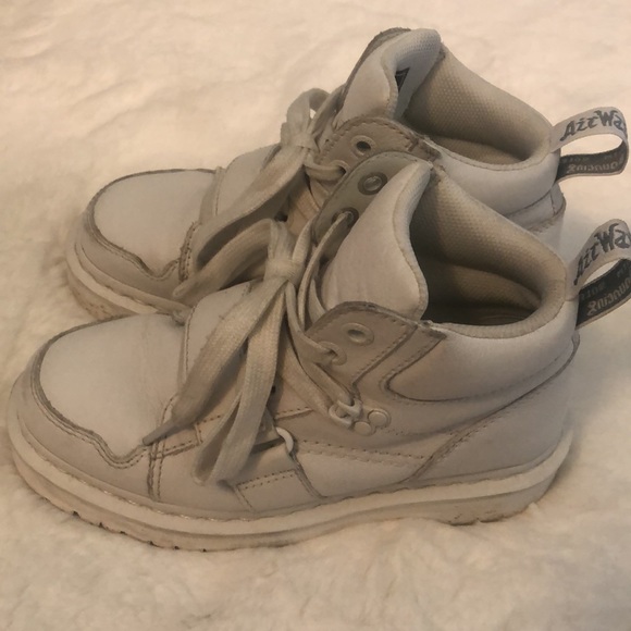 Dr. Martens chunky white genuine leather boots size 6 - Picture 4 of 7